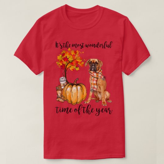 T-shirt C'Est Le Plus Merveilleux Boer Scarf Pump Automne (Design devant)