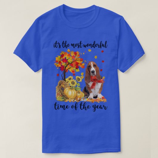 T-shirt C'Est Le Plus Merveilleux Hound D'Automne De Temps (Design devant)