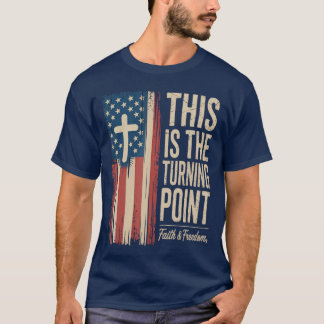 T-shirt C'est le point de non-retour Fille de foi patrioti
