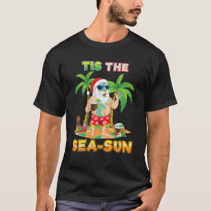 T-shirt C'Est Le Sea Sun Père Noël Beach Noël Été À Ju