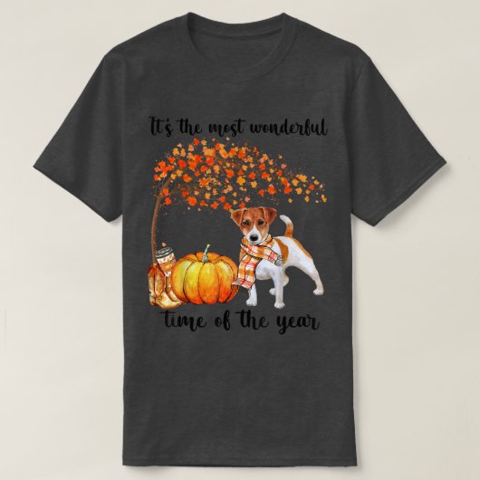T-shirt C'est le temps d'automne le plus merveilleux Jack (Design devant)