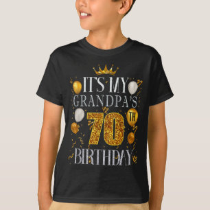 T-shirt C'est les 70 ans de mon grand-père Joyeux Annivers