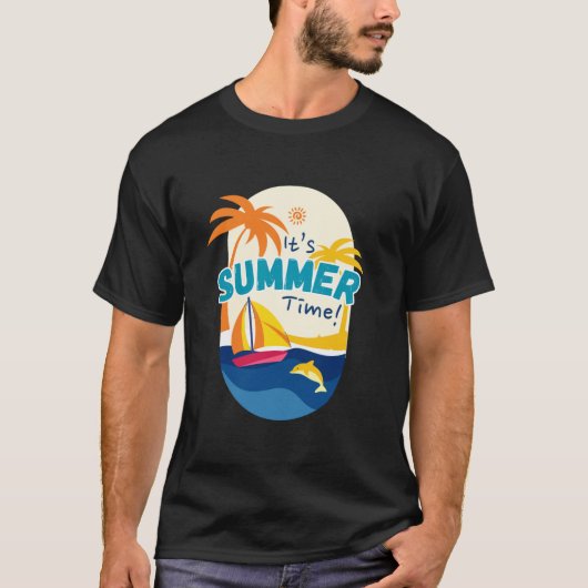 T-shirt C'est l'été (Devant)