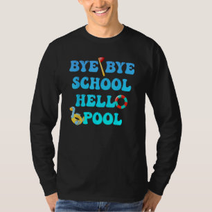 T-shirt C'est l'été, au revoir l'école, bye bye l'école, b