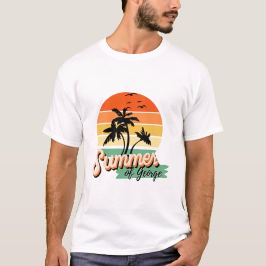T-shirt C'est l'été de George (Devant)