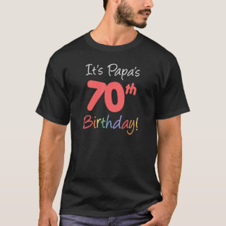 T-shirt C'est l'événement de célébration de la fête des 70