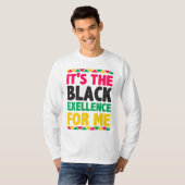 T-shirt C'est l'excellence noire pour moi (Devant entier)