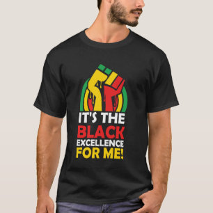 T-shirt C'est l'excellence noire pour moi bruh sista papa