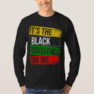 T-shirt C'est l'excellence noire pour moi Fière Ame Africa