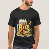 T-shirt c'est l'heure de la bière (Devant)