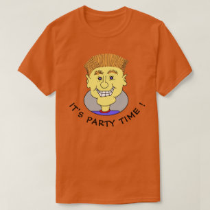 T-SHIRT C'EST L'HEURE DE LA FÊTE !