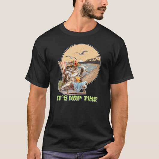 T-shirt C'est l'heure de la sieste (Devant)