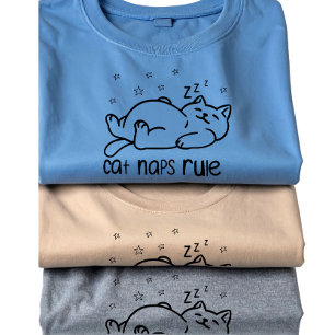 T-shirt C'est l'heure de la sieste Amateur de chat