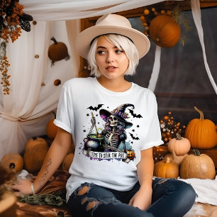 T-shirt C'est l'heure de remuer le chaudron Halloween
