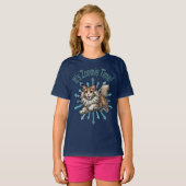 T-shirt C'est l'heure de Zoomie, chat Maine Coon (Devant entier)