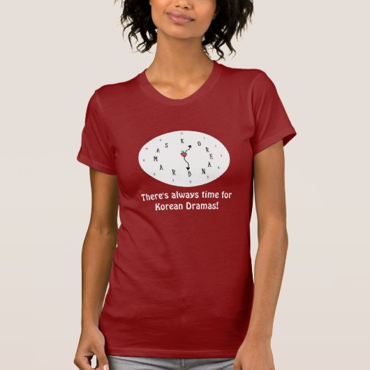 T-shirt C'est l'heure des Dramas coréennes ! (Devant)