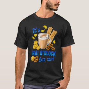 T-shirt C'est l'heure du chai drôle café thé boisson