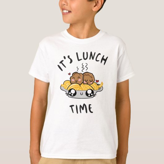 T-shirt C'est l'heure du déjeuner (Devant)