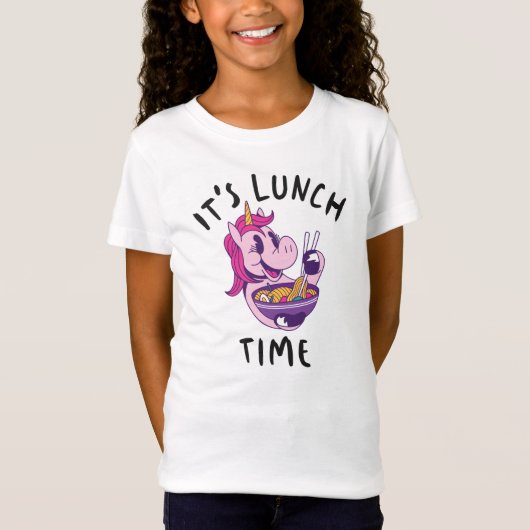 T-Shirt C'est l'heure du déjeuner (Devant)
