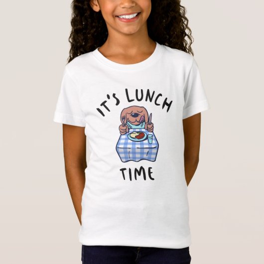 T-Shirt C'est l'heure du déjeuner (Devant)