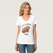 T-shirt C'est l'heure du déjeuner (Devant entier)