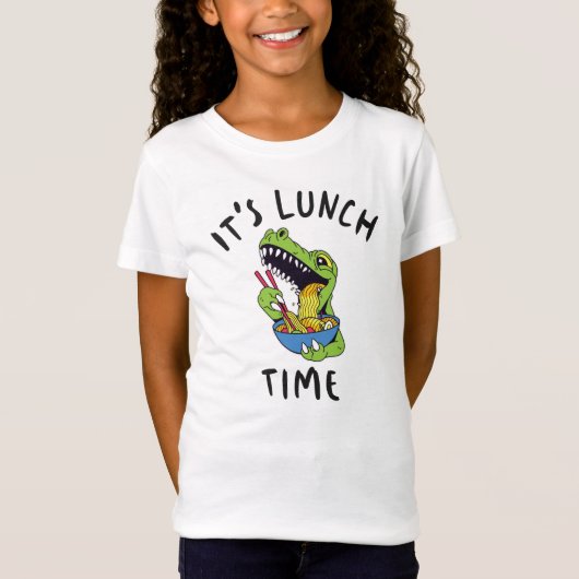T-Shirt C'est l'heure du déjeuner (Devant)