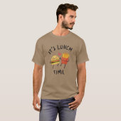 T-shirt C'est l'heure du déjeuner (Devant entier)