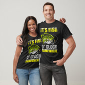 T-shirt C'est l'heure du poisson quelque part drôle de pêc (Unisexe)