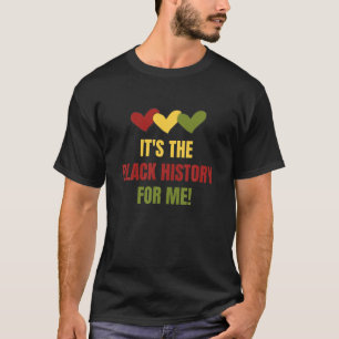 T-shirt C'est l'histoire noire pour moi cadeaux pour homme