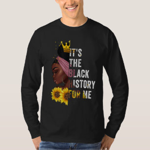 T-shirt C'est l'histoire noire pour moi Mois de l'histoire