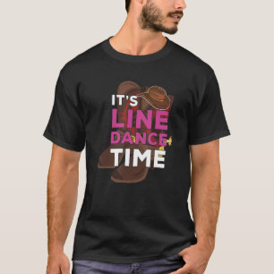 T-shirt C'est Line Dance Time Pays Western Line Dancer B