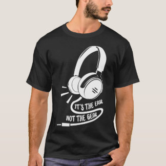T-shirt C'Est L'Oreille Pas L'Engreneur Ingénieur D'Enregi