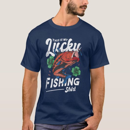 T-shirt C'Est Ma Chance De Pêcher (Devant)