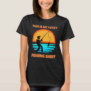 T-shirt C'Est Ma Chance De Pêcher En Plein Air Pour Les Ho