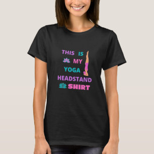 T-shirt C'Est Ma Chemise À La Tête De Yoga Drôle
