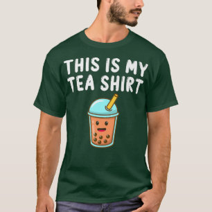 T-shirt C'Est Ma Chemise À Thé Drôle Teashirt Tea Pun Bubb