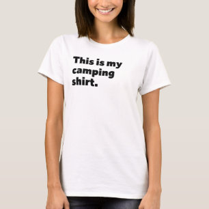 T-shirt C'est ma chemise de camping