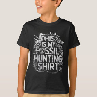 T-shirt C'Est Ma Chemise De Chasse Fossile Chirt Funny Pal