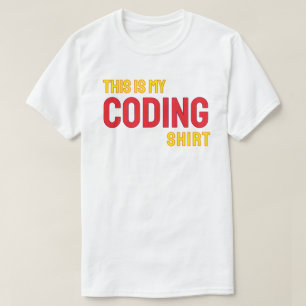 T-shirt C'est ma chemise de codeur