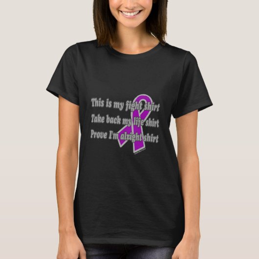 T-shirt C'est ma chemise de combat… fibro (Devant)