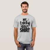 T-shirt C'Est Ma Chemise De Golf Chanceuse (Devant entier)
