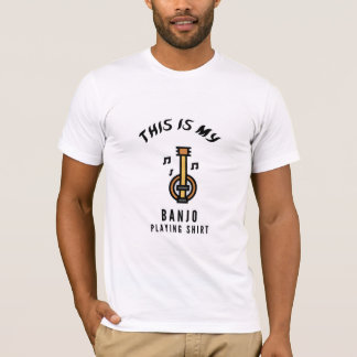 T-shirt C'est ma chemise de jeu de banjo