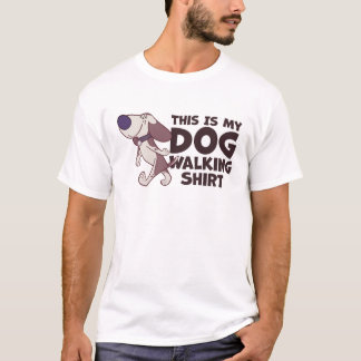 T-shirt C'Est Ma Chemise De Marche De Chien Avec Un Chien