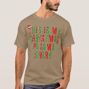 T-shirt C'Est Ma Chemise De Noël Fantastique Noël Hommes F
