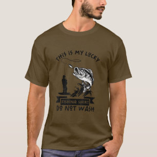 T-shirt c'est ma chemise de pêche porte-bonheur ne lave pa