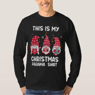 T-shirt C'est ma chemise en pyjama de Noël Xmas Funny Gnom