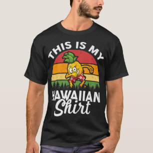 T-shirt C'est Ma Chemise Hawaïenne Hommes Femmes Garçons D