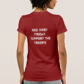T-shirt C'est ma chemise rouge (Dos)