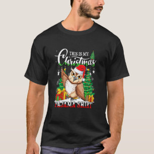 T-shirt C'Est Ma Chouette De Pajama De Noël Lig