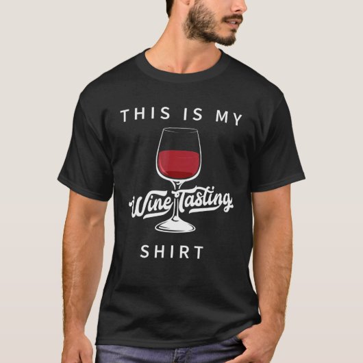 T-shirt C'Est Ma Dégustation De Vin (Devant)